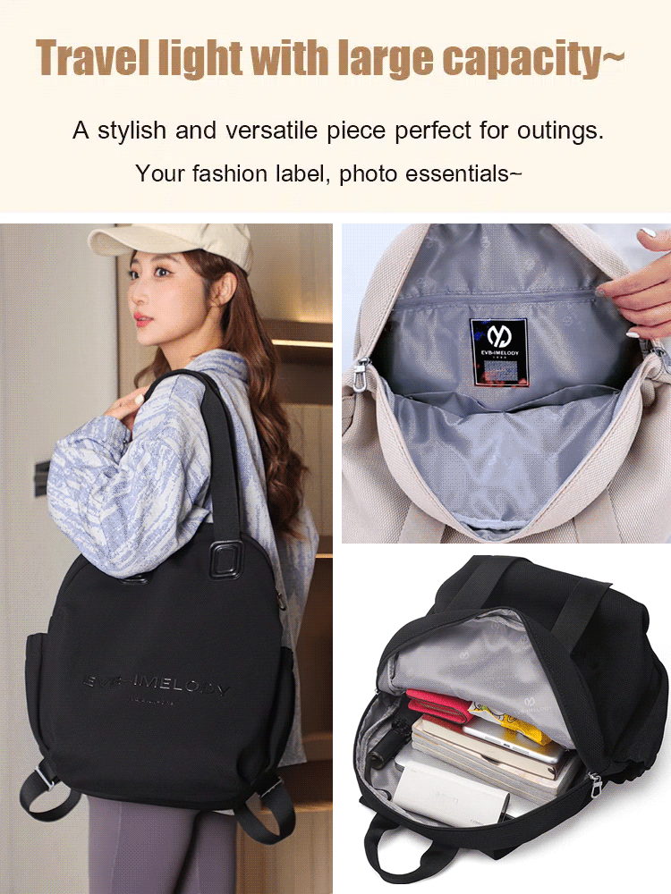 Fashionable and simple multifunctional backpack