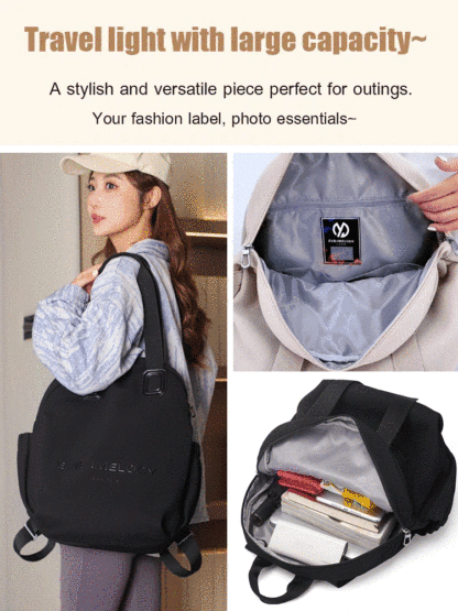 Fashionable and simple multifunctional backpack