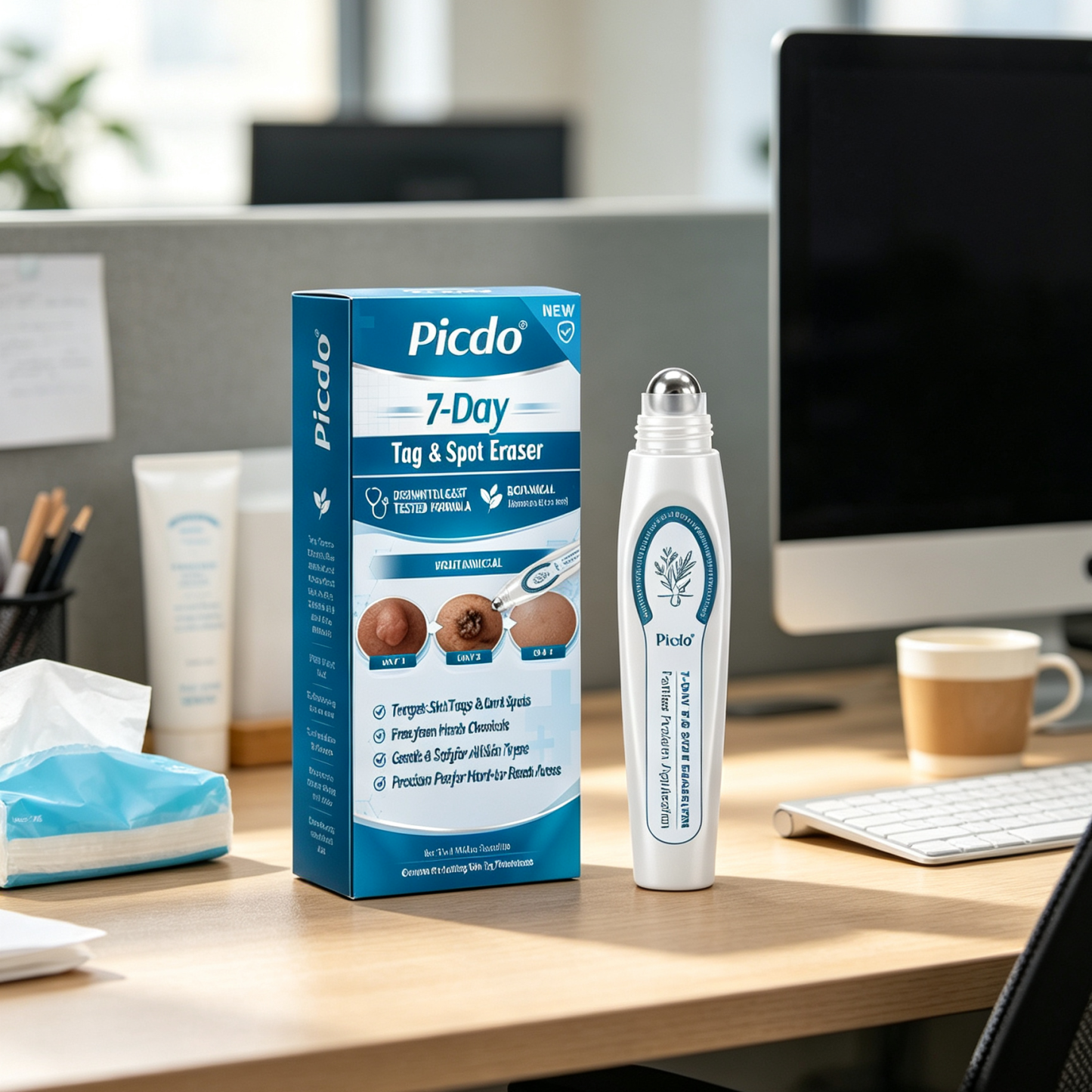 Pain-Free Roll-On Skin Tag Remover | Precision Blemish Repair Pen