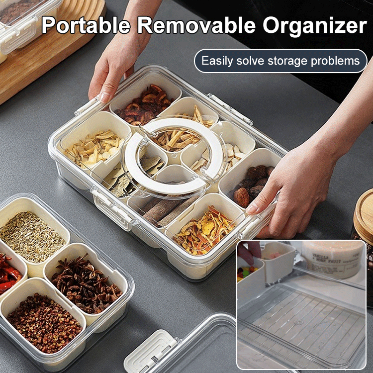 Portable Compartment Drainer & Freshness Organizer
