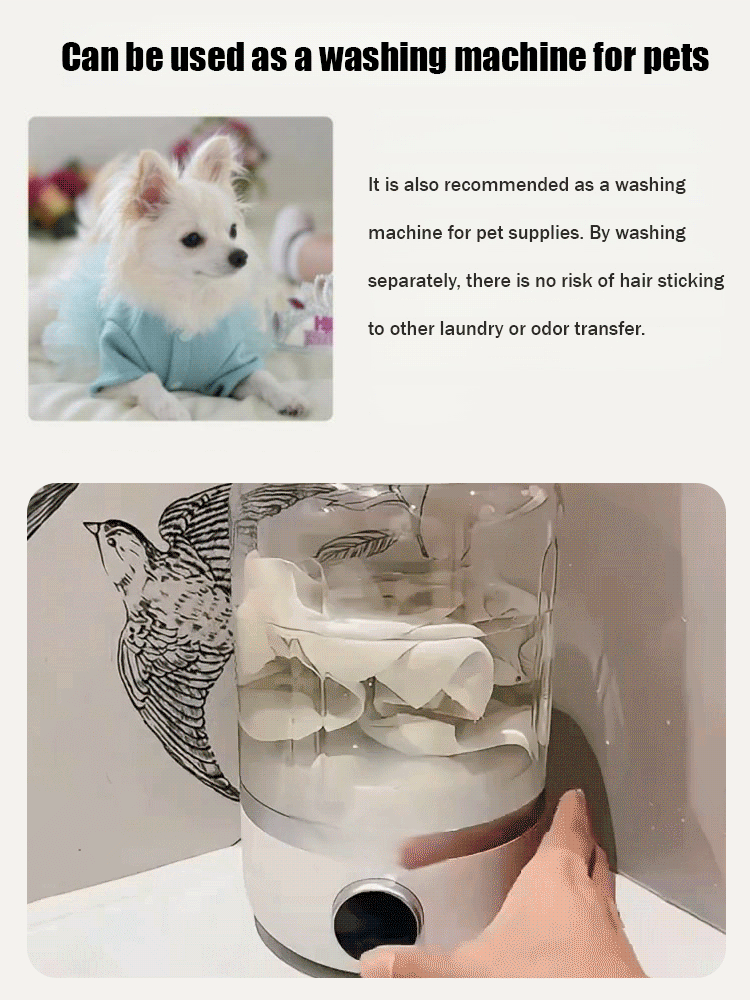 Portable Wireless Mini Washing Machine