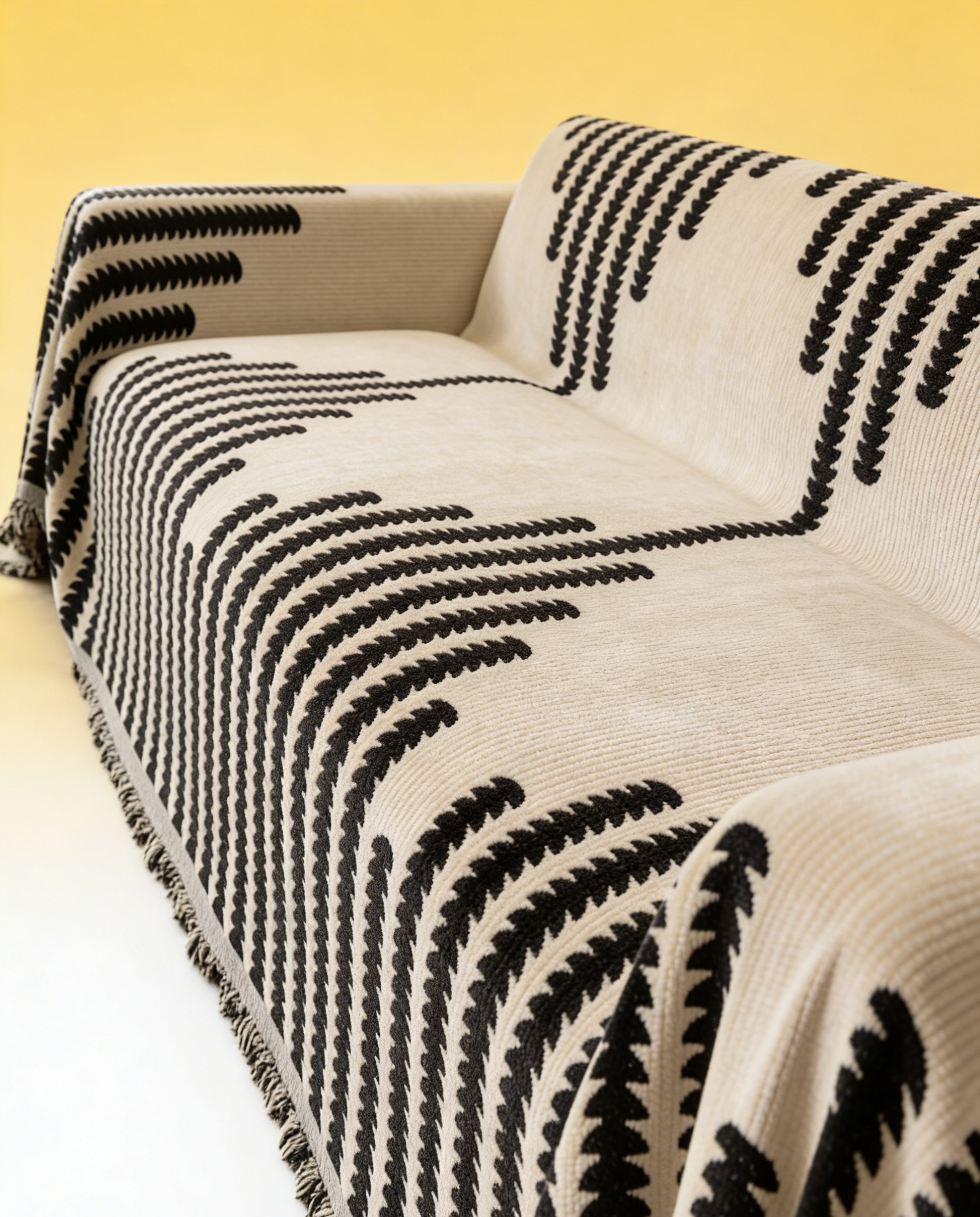 Premium Chenille Sofa Cover: Soft & Breathable Fabric, Anti-Scratch & Wear-Resistant Protector for All Sofa Types