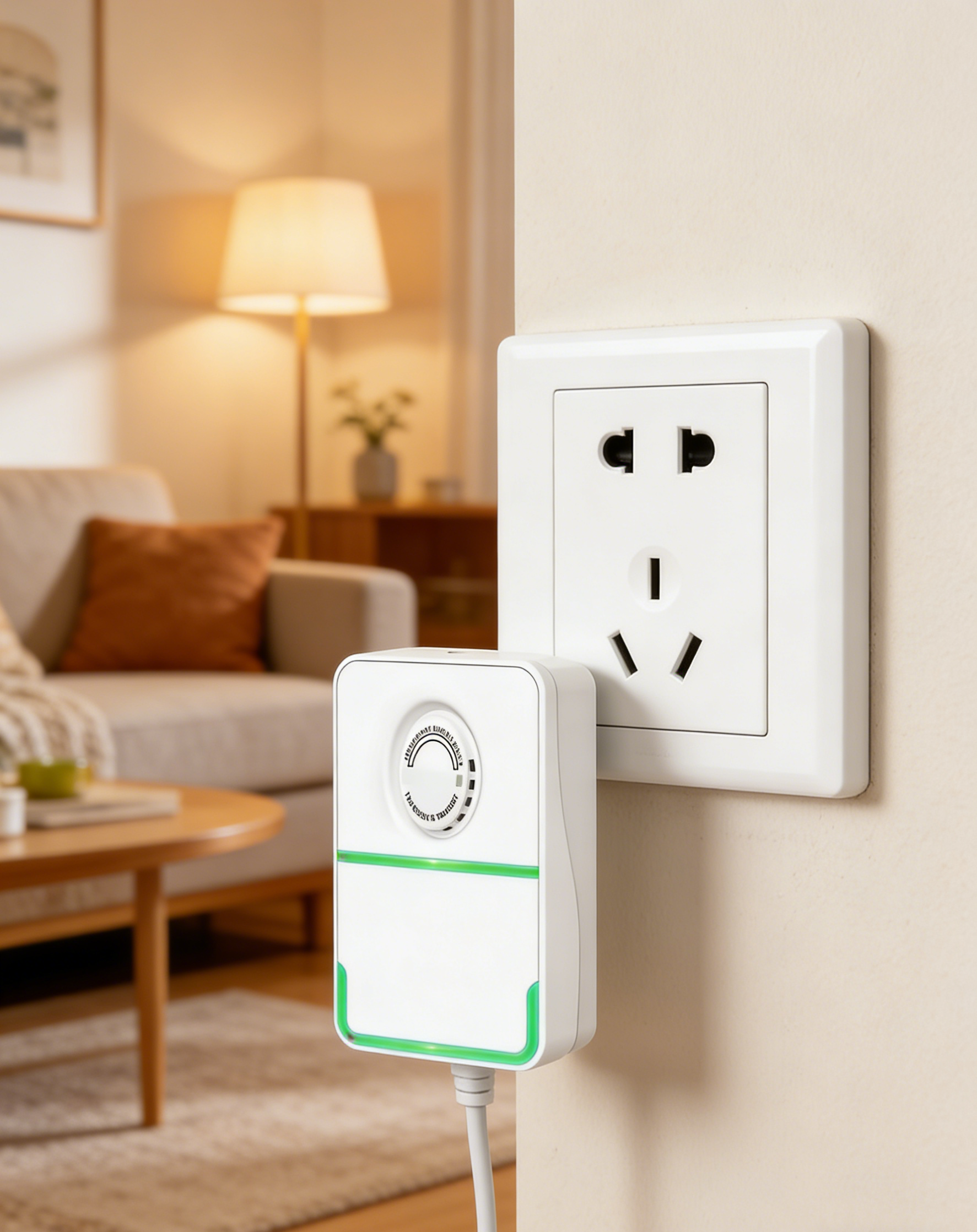 Alat Penjimat Elektrik Pintar: Peranti Penjimatan Tenaga Rumah - Kurangkan Bil Elektrik Hingga 40% (Plug & Save)