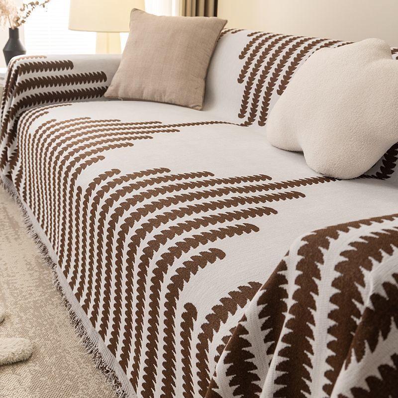 Premium Chenille Sofa Cover: Soft & Breathable Fabric, Anti-Scratch & Wear-Resistant Protector for All Sofa Types