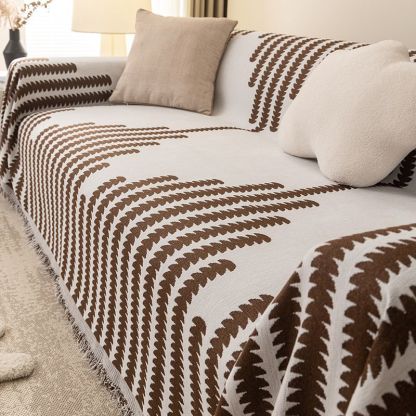 Premium Chenille Sofa Cover: Soft & Breathable Fabric, Anti-Scratch & Wear-Resistant Protector for All Sofa Types