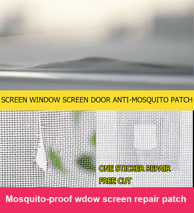 Mosquito-proof wdow screen repair patch