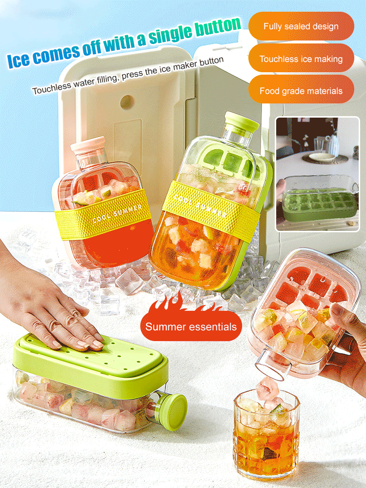 Two-in-one ice cube kettle