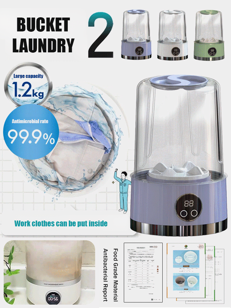 Portable Wireless Mini Washing Machine