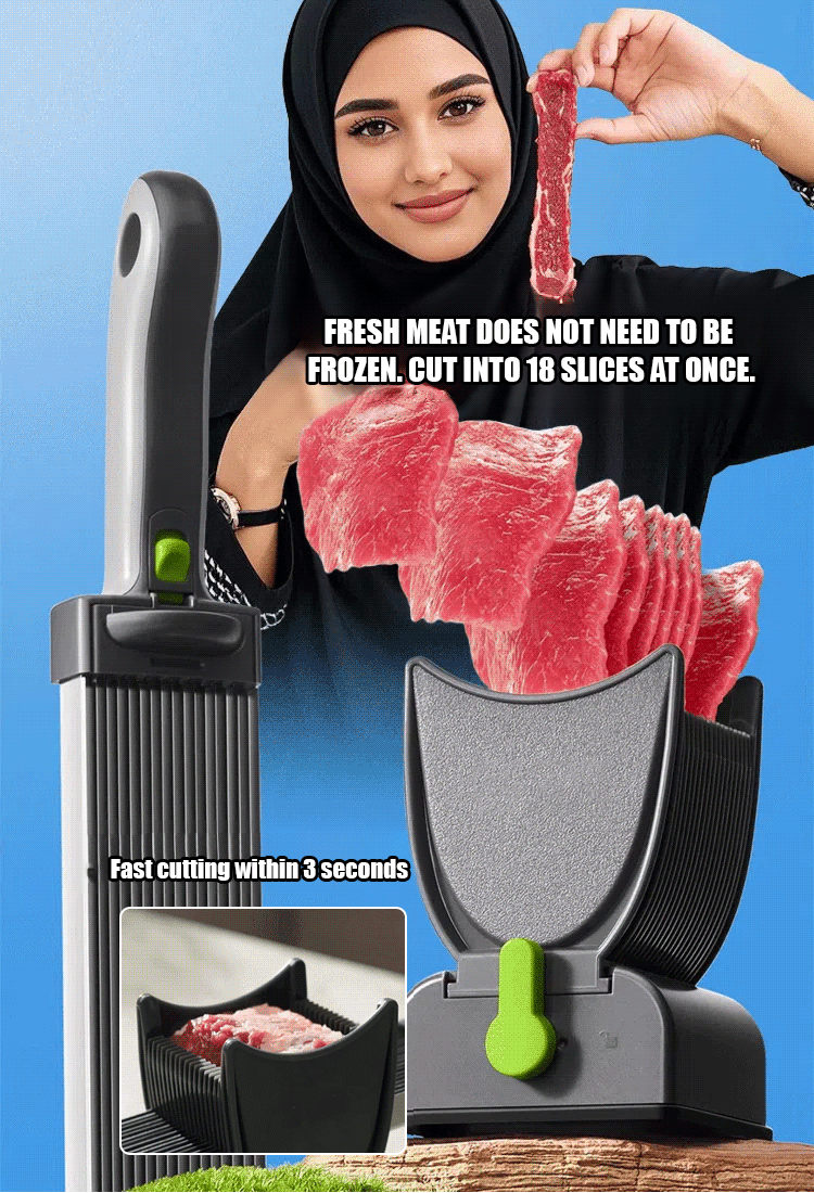 【3S Fast Meat Cutting】Stainless Steel Slice Fast Meat Cutting Tool