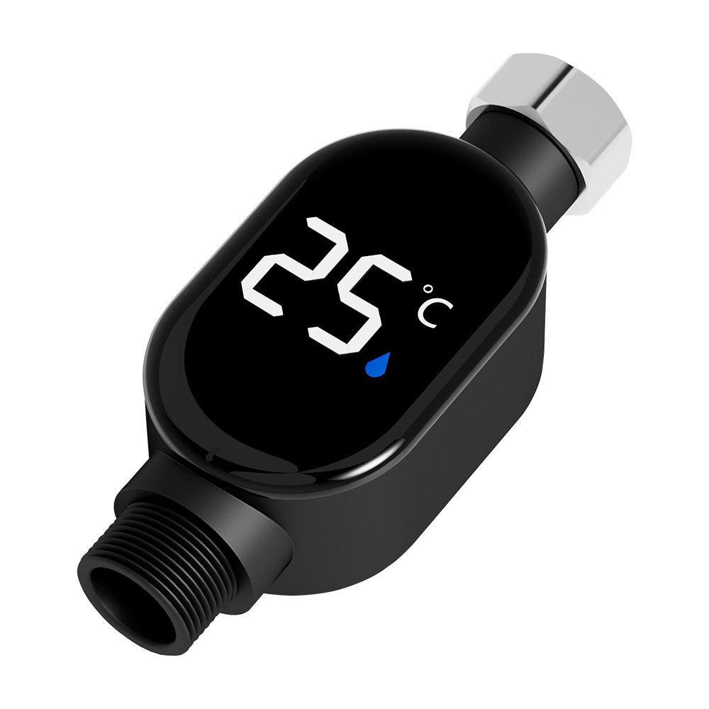 Smart Digital Shower Water Temp Display: High-Precision LED Monitor with Easy-Change Battery, Waterproof for Baby Bath Safety