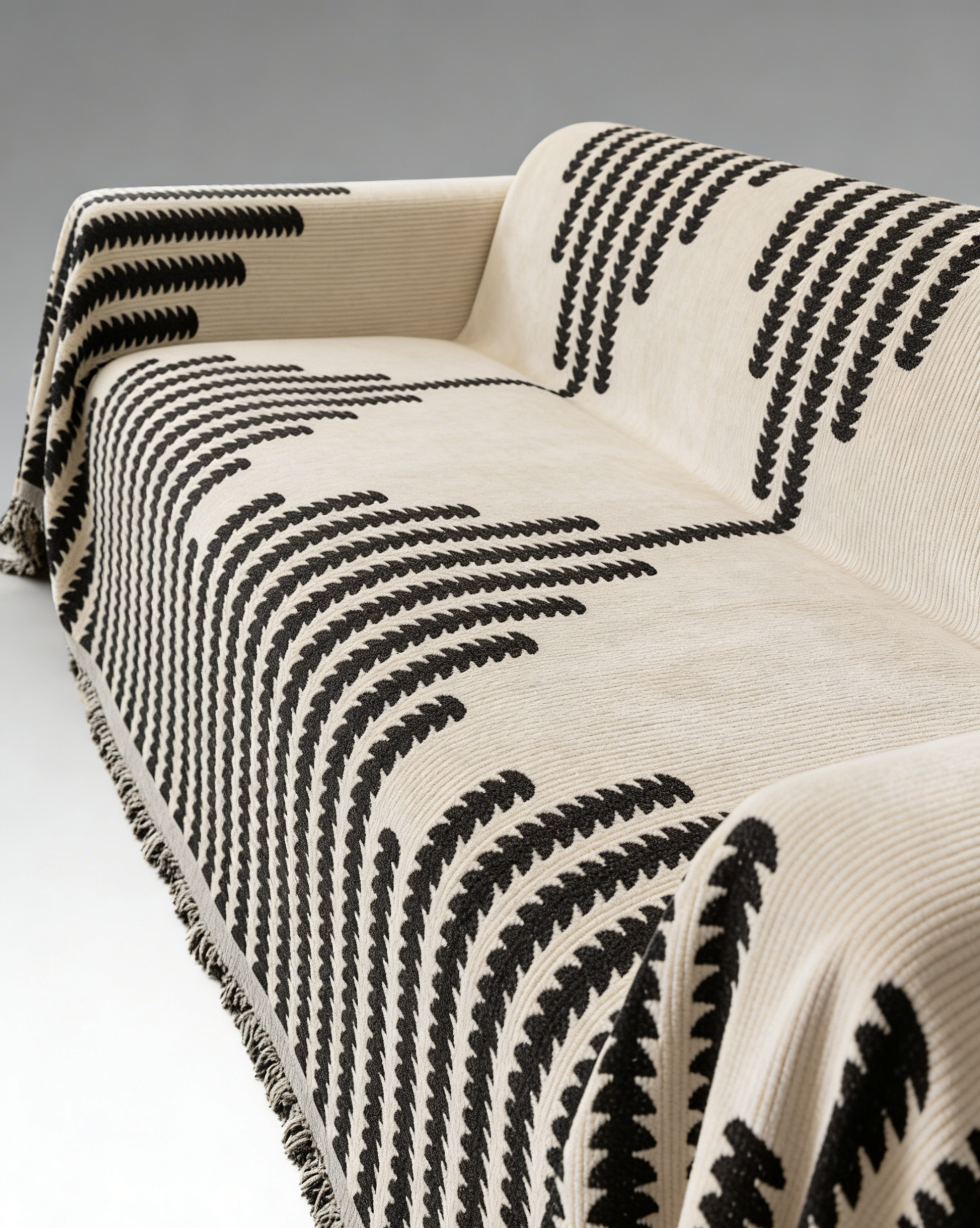 Premium Chenille Sofa Cover: Soft & Breathable Fabric, Anti-Scratch & Wear-Resistant Protector for All Sofa Types