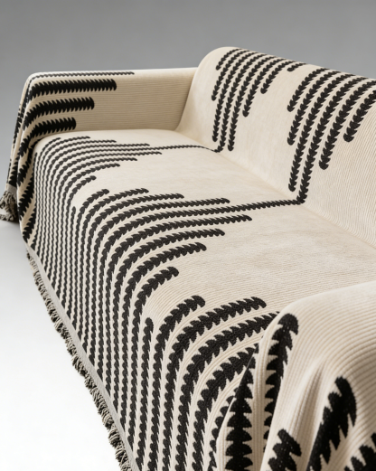 Premium Chenille Sofa Cover: Soft & Breathable Fabric, Anti-Scratch & Wear-Resistant Protector for All Sofa Types