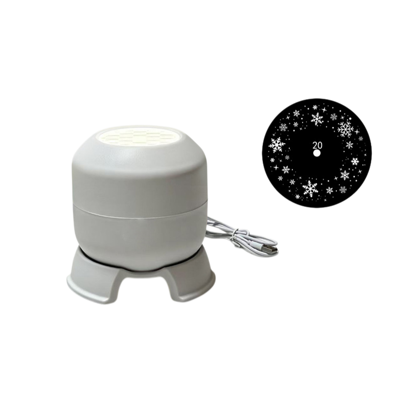 360° Rotating Holiday Projector Light | HD Clear Projection | Multi-Theme Decoration Light for Christmas, Birthday Parties & Kids' Bedroom | Eye-Safe Design