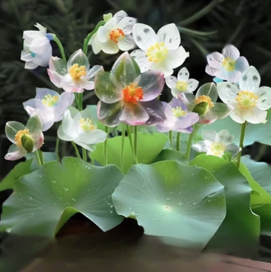 【Grows when exposed to water】Colorful Tea Cup Lotus sprouts in 7 days
