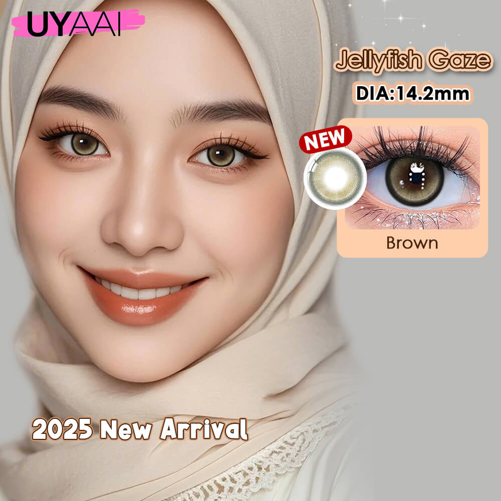 【NEW】UYAAI Jellyfish Gaze Brown 1 Month