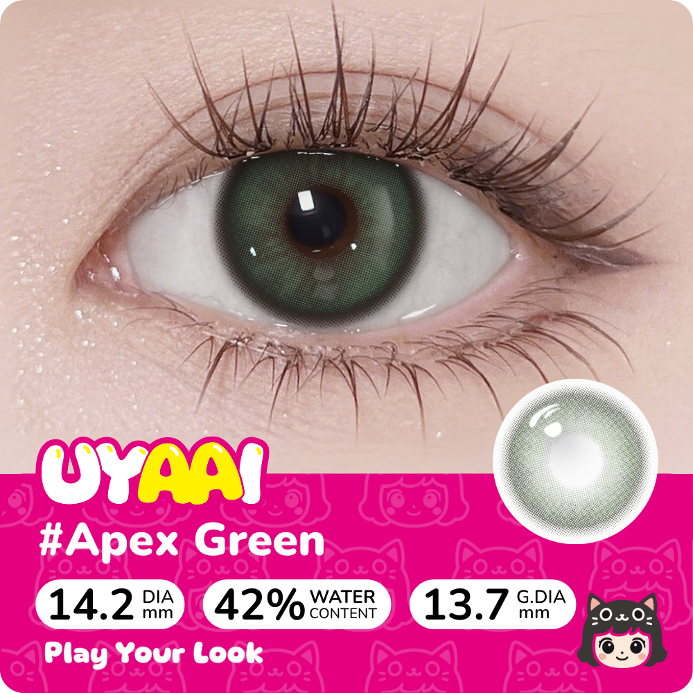 【Prescription】UYAAI Apex Green 1 Month