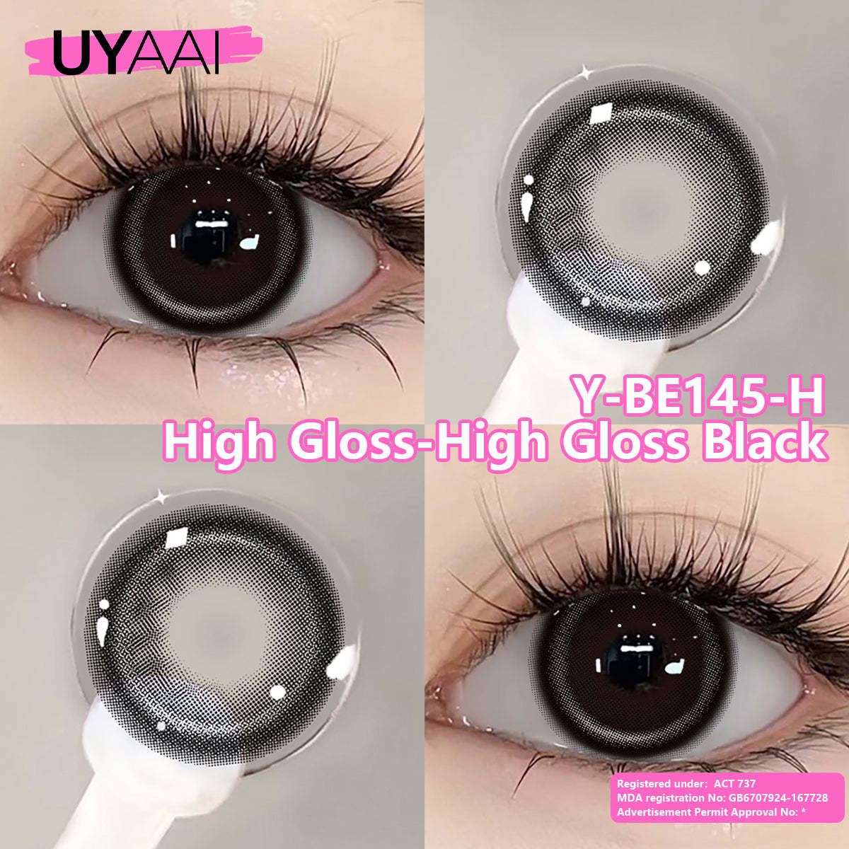 UYAAI High Gloss Black 1 Month
