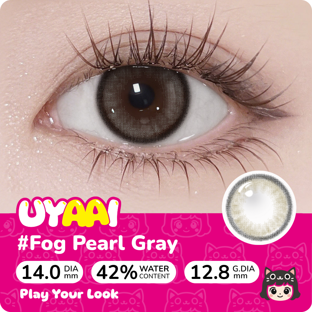 【Prescription】UYAAI FOG PEARL Gray 1 Month