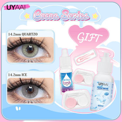 [ Buy 2 Get 5 Gifts] UYAAI 14.0-14.5MM Contact Lens Combo Set