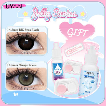 [ Buy 2 Get 5 Gifts] UYAAI 14.0-14.5MM Contact Lens Combo Set