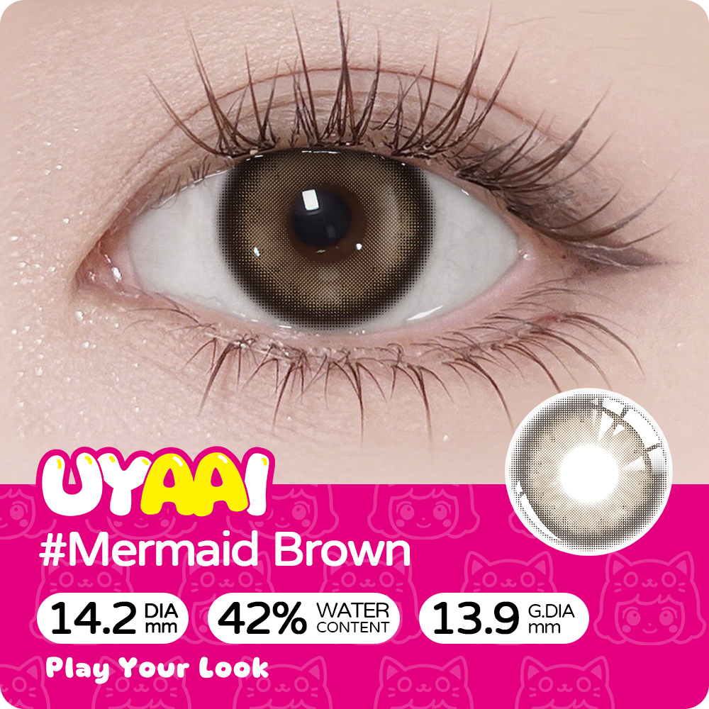 【Prescription】UYAAI Mermaid Brown 1 Month