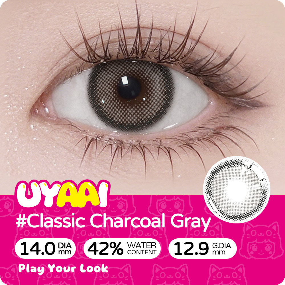 【Prescription】UYAAI Charcoal Gray 1 Month