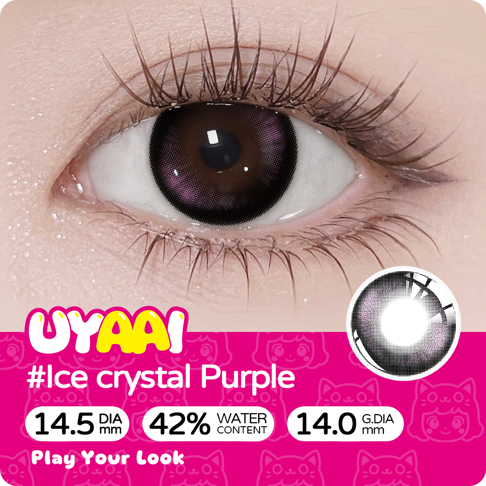 【NEW】UYAAI Ice crystal Purple 1 Month