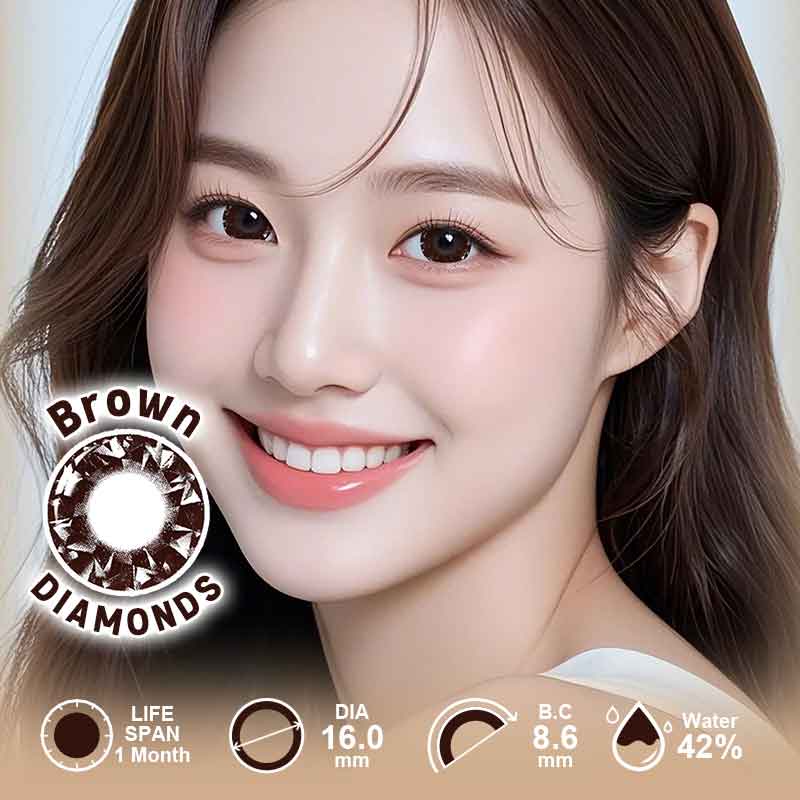 UYAAI Diamonds Brown 1 Month