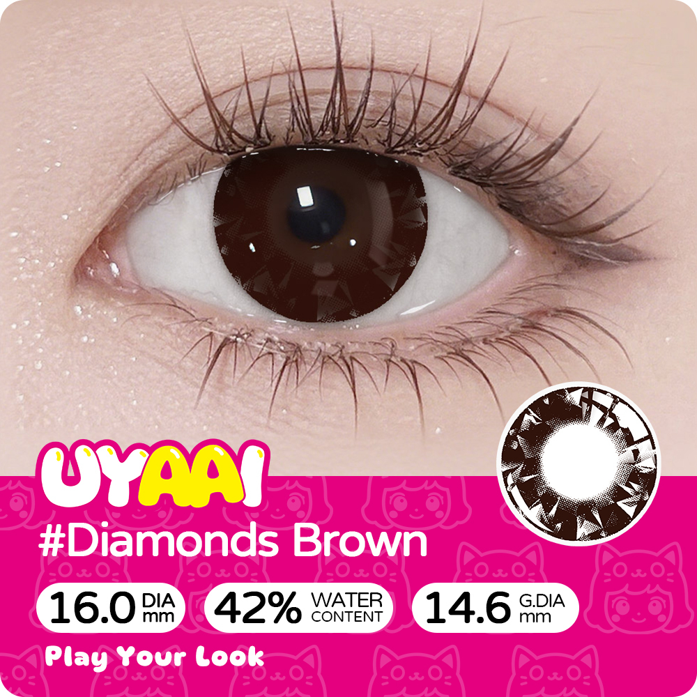 UYAAI Diamonds Brown 1 Month