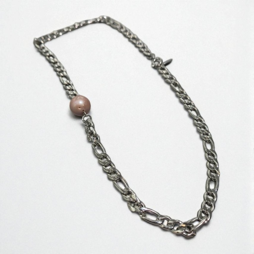 EDISON PEARL CHOKER SILVER