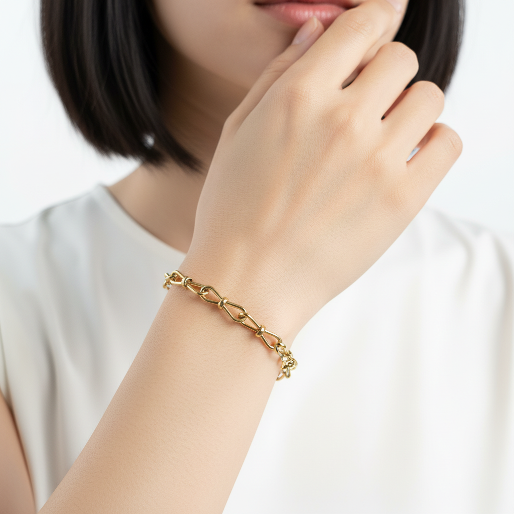 BOW KNOT BRACELET GOLD