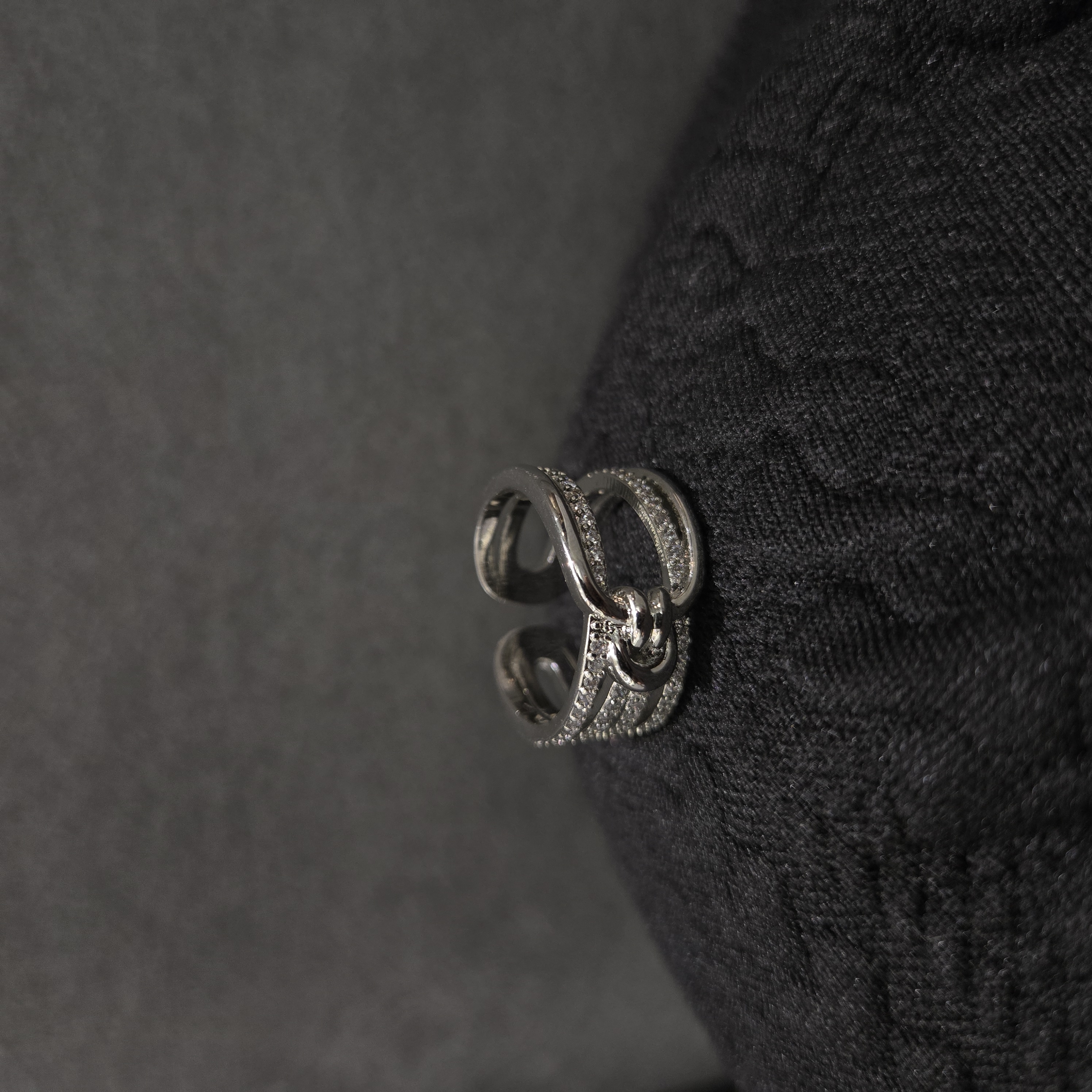 KNOT ZIRCON RING S925