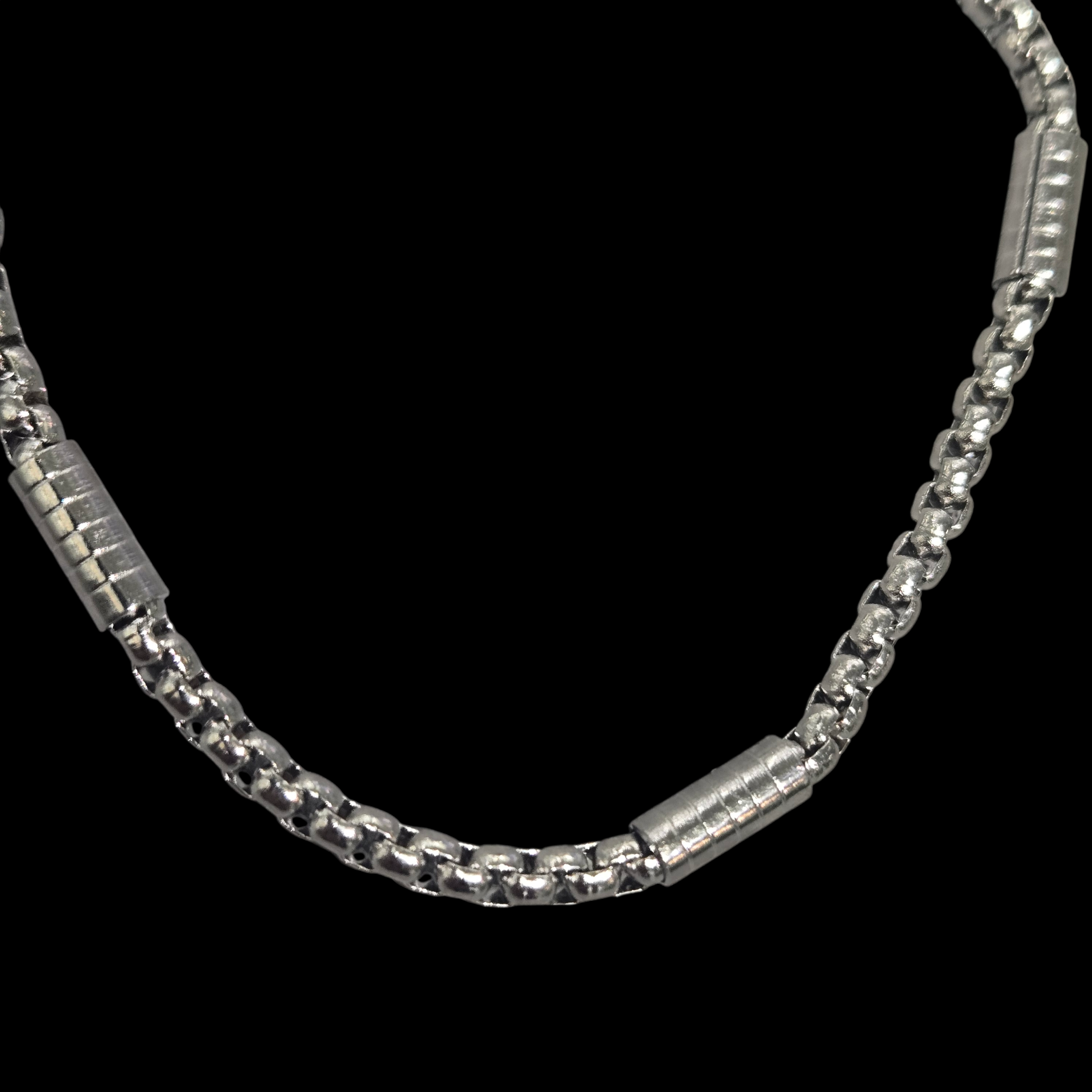 PLAIN BOXCHAIN BRACELET SILVER