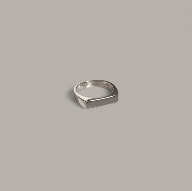 FLAT RING SILVER