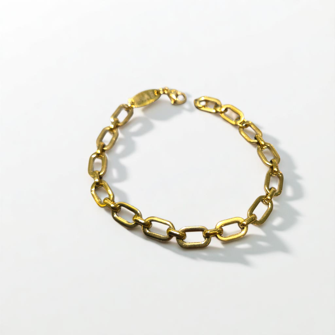 U RECTANGLE BRACELET GOLD