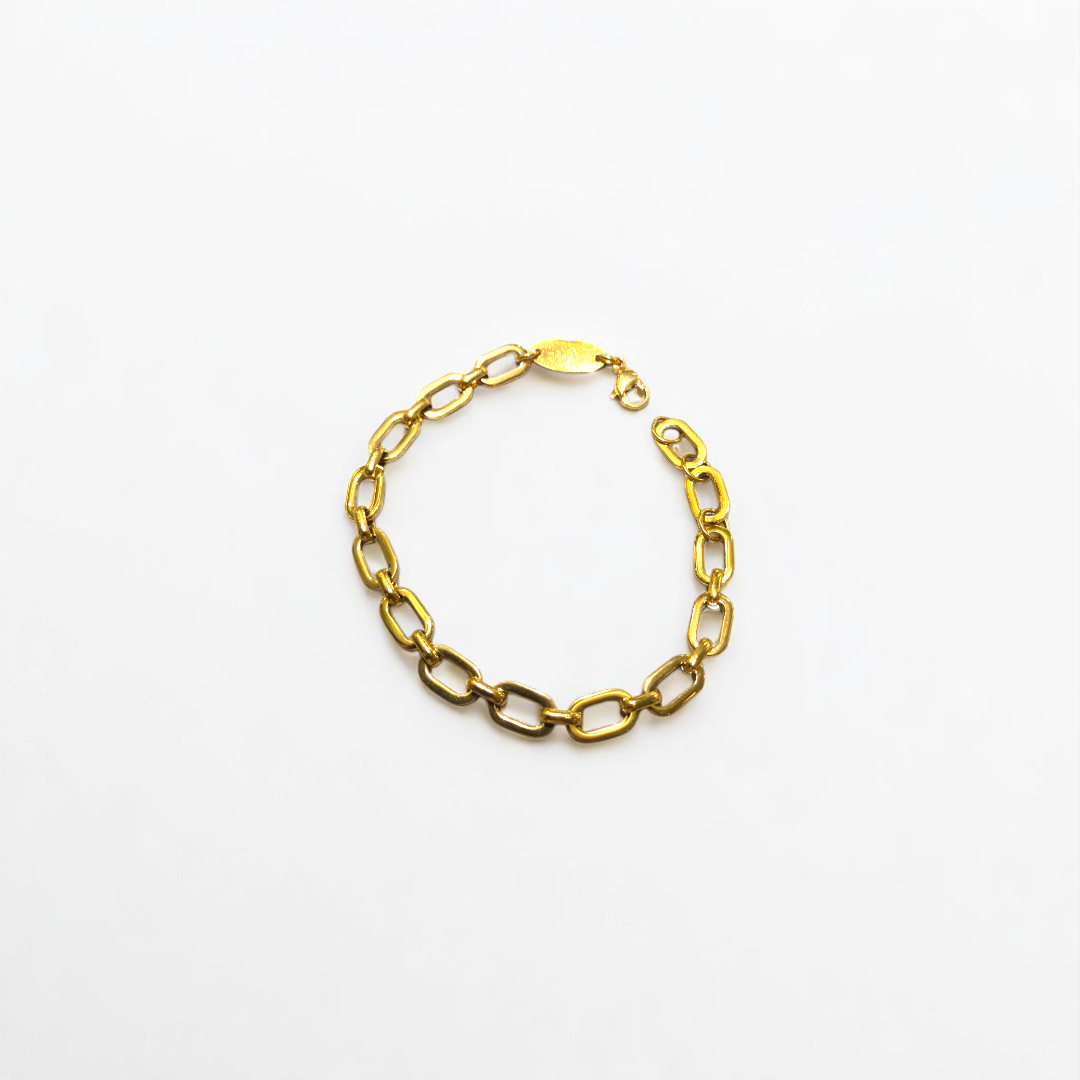 U RECTANGLE BRACELET GOLD