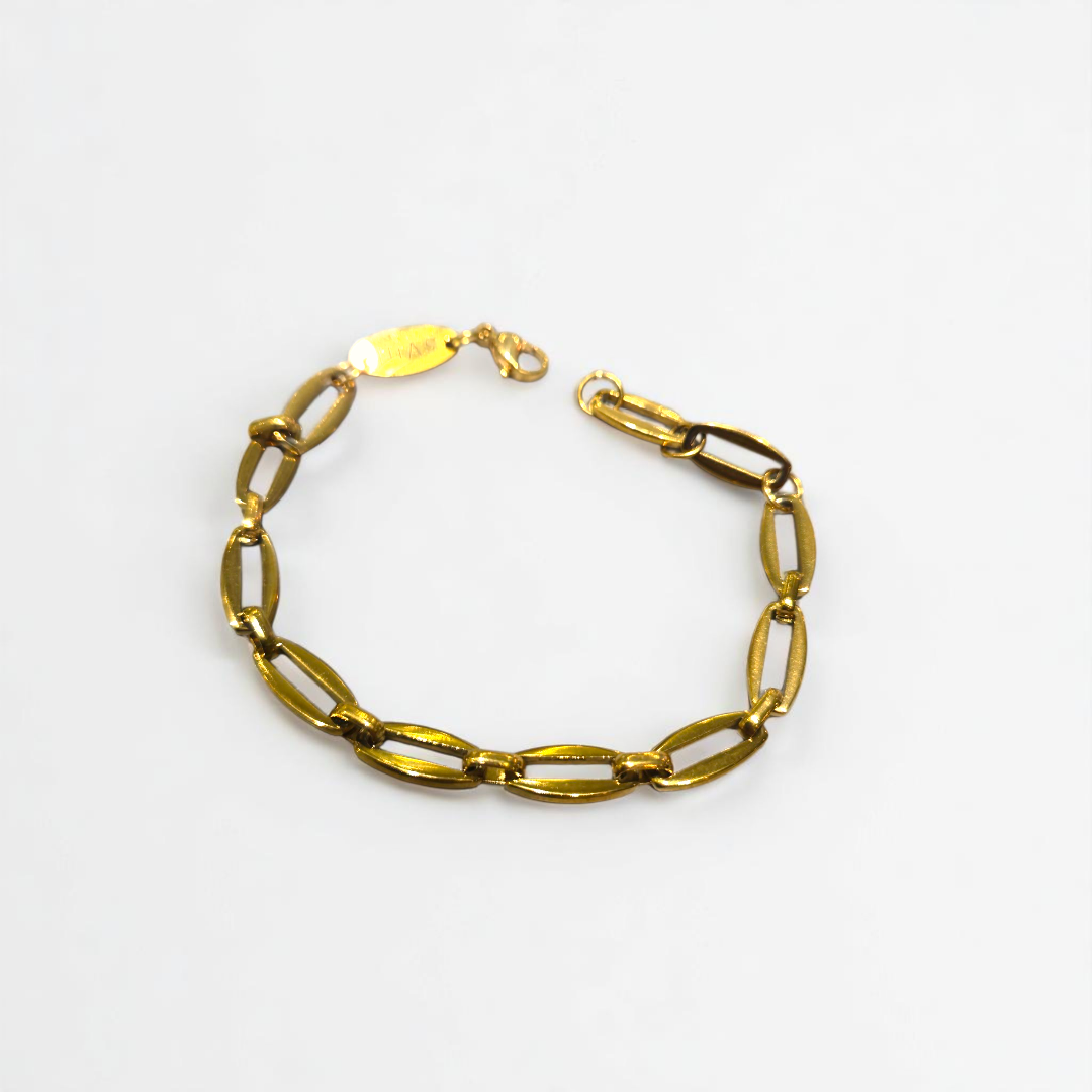 THICK LINK BRACELET GOLD