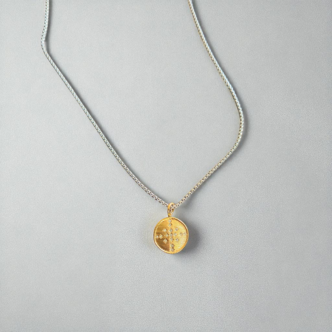 STAR ZIRCON NECKLACE MIXTONE