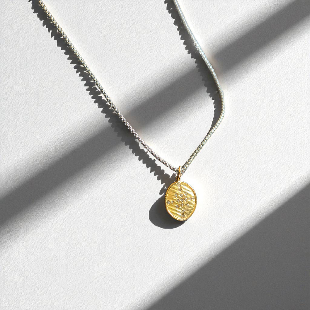 STAR ZIRCON NECKLACE MIXTONE