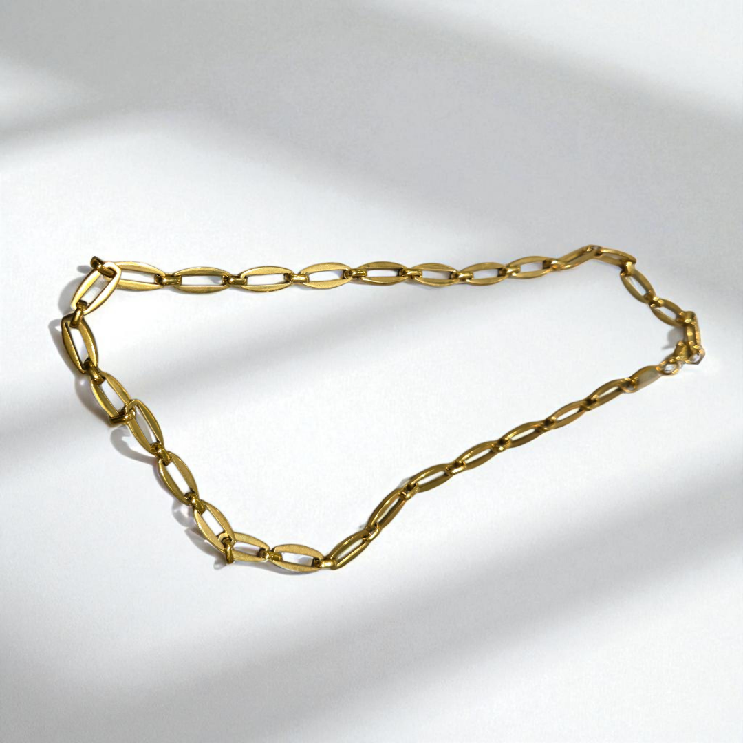 THICK LINK NECKLACE GOLD