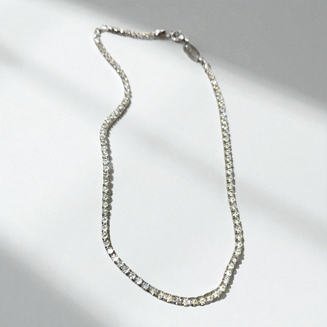 EMBUN ZIRCON NECKLACE SILVER
