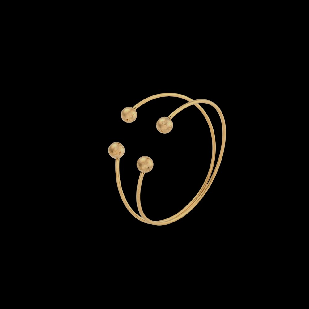 BALL CUFF BANGLE GOLD