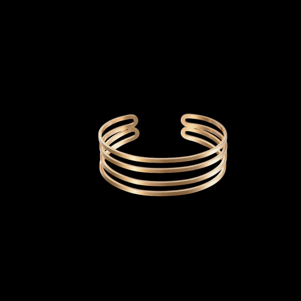 LAYERED BANGLE GOLD