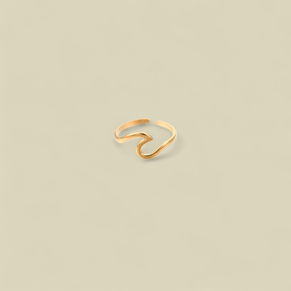 WAVE DAINTY RING GOLD