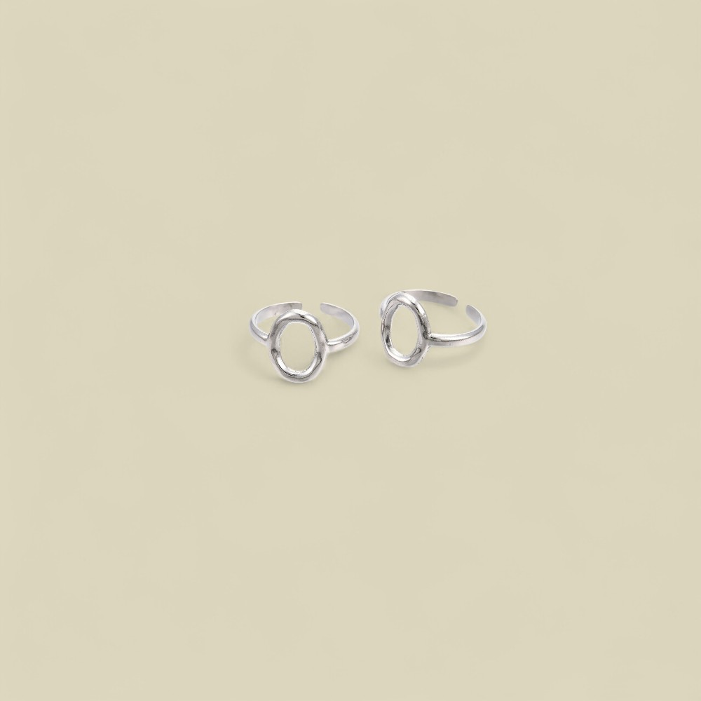 O RING DAINTY SILVER