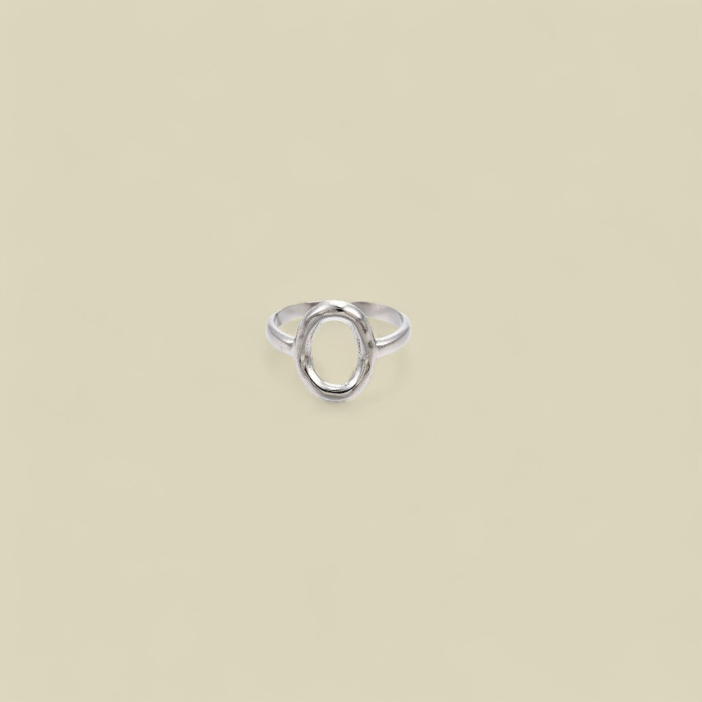 O RING DAINTY SILVER