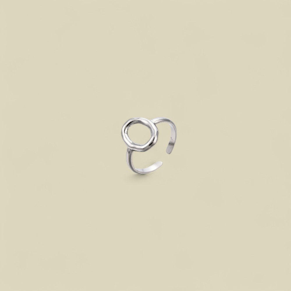 O RING DAINTY SILVER