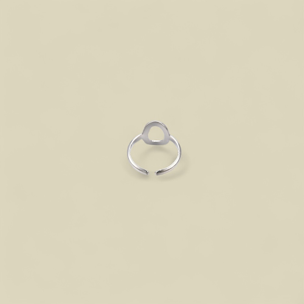 O RING DAINTY SILVER
