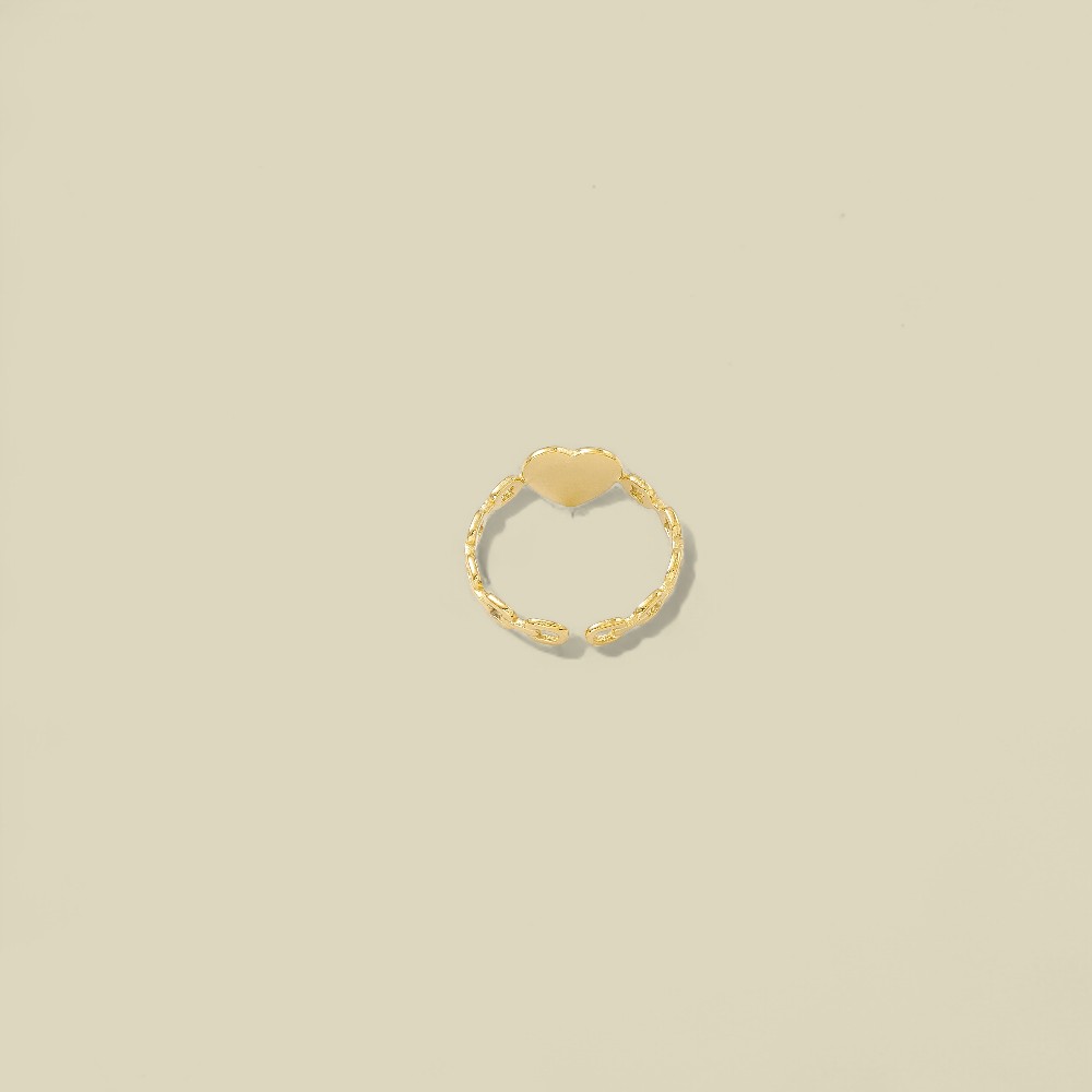 DAINTY SOLID LOVE GOLD