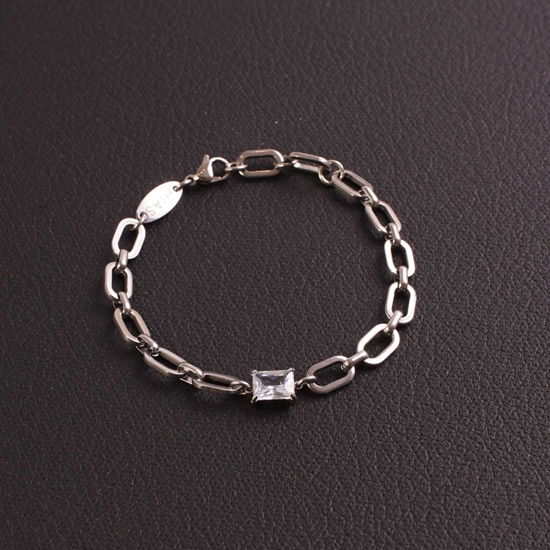 EMBUN U-RECTANGLE BRACELET SILVER